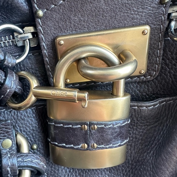 SOLD Brown Chloe Paddington bag - Picture 11 of 14